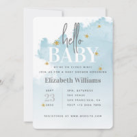 Nous sommes sur Cloud 9 Bonjour Baby shower