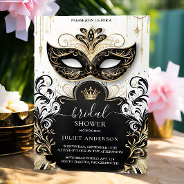 Invitation Nouveau code vestimentaire Prom Masquerade Ball Fê