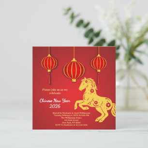Invitation Nouvel An lunaire 2026   Année du cheval