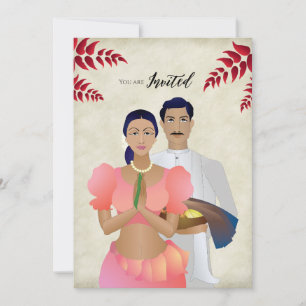 Invitation Nouvel an sri-lankais cinghalais