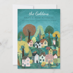 Invitation Nouvelle adresse Mote Country Village Art