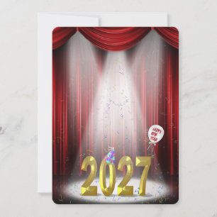 Invitation Nouvelle Année 2027 Fête en vedette