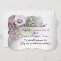 Nouvelle date pour mariage, jardin de pensées