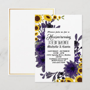 Invitation Nouvelle maison moderne automne automne fête de l'