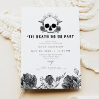 NOVA Til Death Gothique Crâne Fête des mariées noi