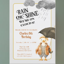 Nuage Neuf Bois Animaux Neuvième Anniversaire