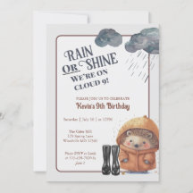 Nuage Neuf Bois Hérisson Anniversaire