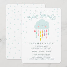 Nuage Raindrops Rainbow Neutral Baby Sprinkel