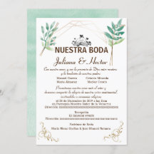 Invitation Nuestra Boda