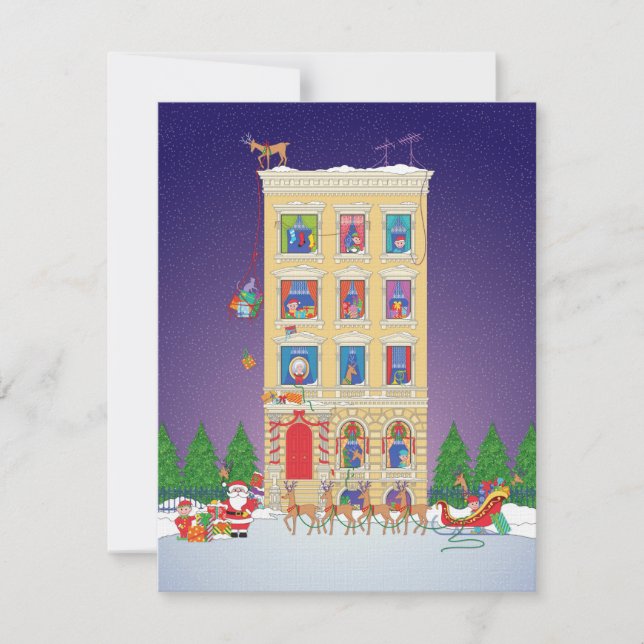 Invitation Nuit avant Noël (Devant)