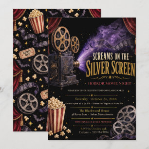 Invitation Nuit classique de films d'horreur
