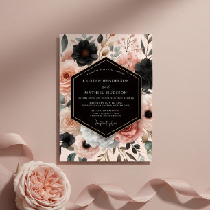 Invitation Nuit Éthérée de Mariage en Bourgogne