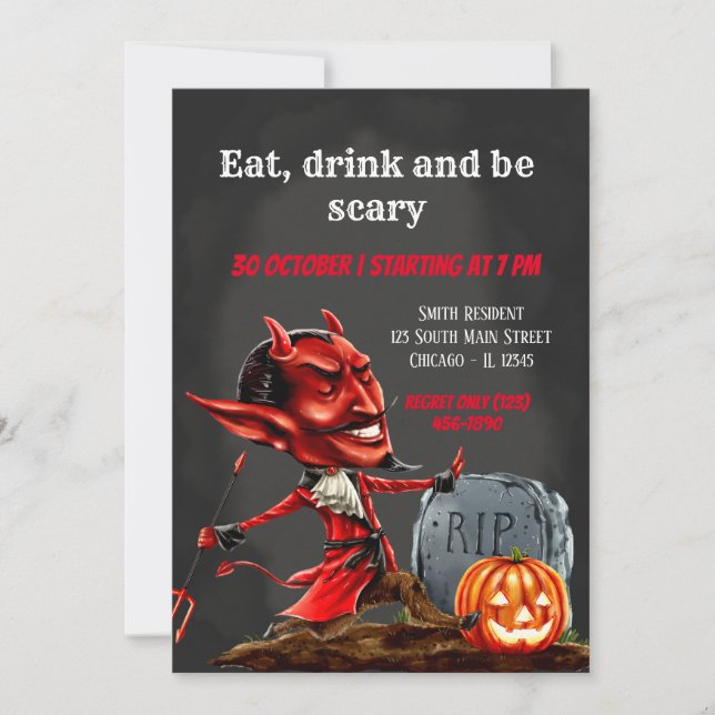 Invitation Nuit Spooktaculaire (Devant)