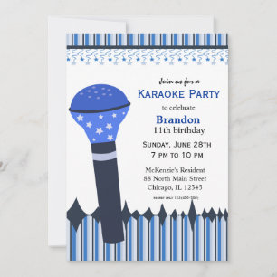 Invitation Nuits karaoké