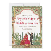 Invitation numérique de réception de mariage indie