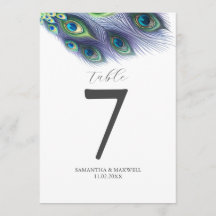 Numéro de tableau imprimable Aquarelle Peacock Fea