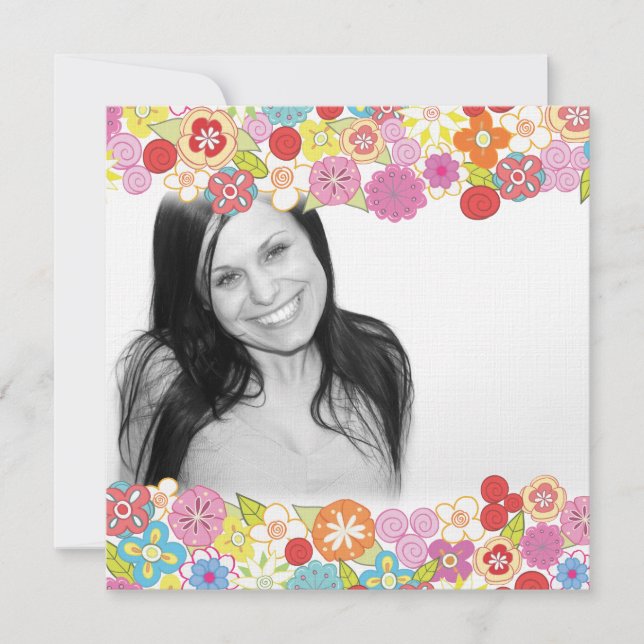 Invitation nuptiale faite sur commande assez (Devant)