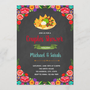 Invitation nuptiale moyenne de douche de Nacho