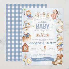 Invitation Nursery Rhyme Mother Goose Baby shower