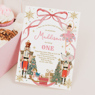 Invitation Nutcracker Anniversaire Terre des Friandises Arc R