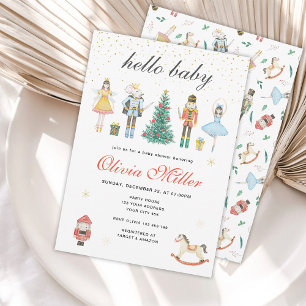 Invitation Nutcracker Hello Baby shower