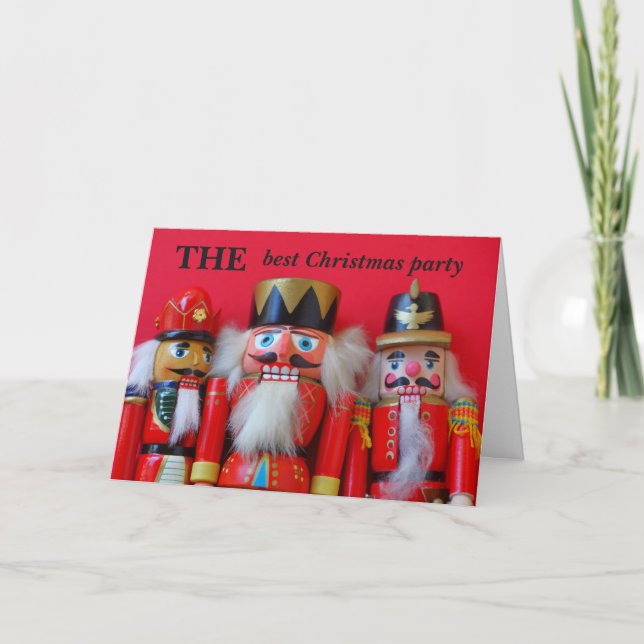 Invitation Nutcrackers en uniformes rouges (Devant)