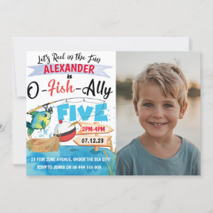 Invitation O-Fish-Ally Cinq Pêche 5e anniversaire Photo