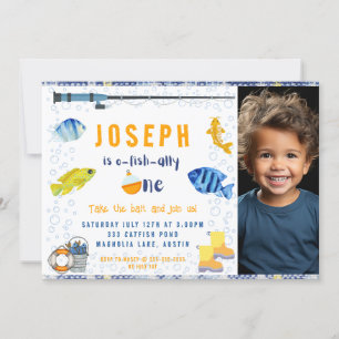 Invitation O Fish Ally One Fishing 1er Anniversaire Photo