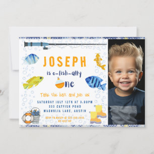 Invitation O Fish Ally One Fishing 1er Anniversaire Photo