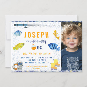 Invitation O Fish Ally One Fishing 1er Anniversaire Photo
