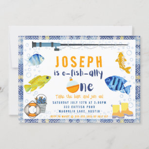 Invitation O Fish Ally Une pêche 1er anniversaire