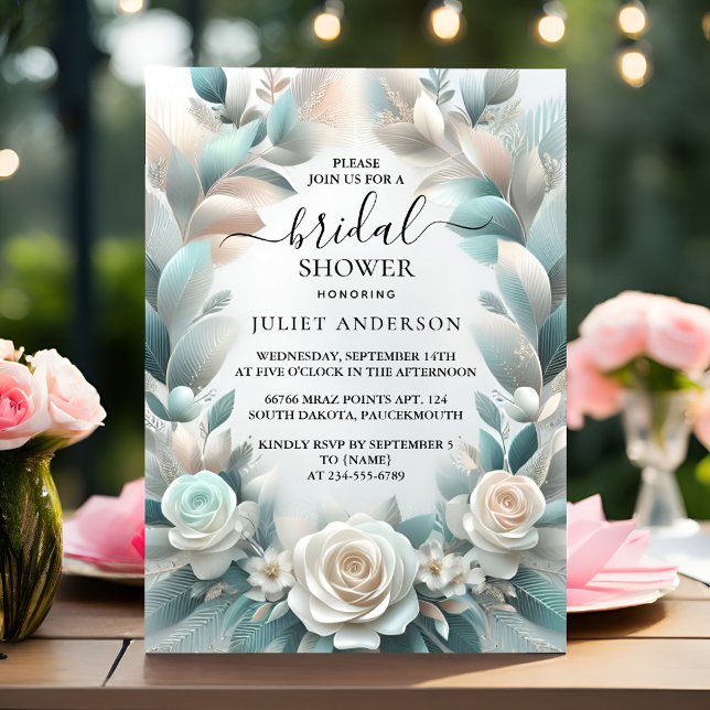 Invitation Obtenez la brillance métallique haute Fête des mar (Créateur téléchargé)