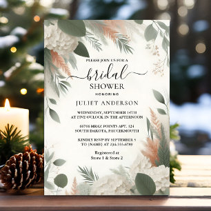 Invitation Obtenir la Fête des mariées verte de la mousse de 