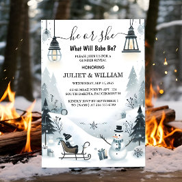 Invitation Obtenir Rustique Neige Froid Glace Cosy hiver Sexe