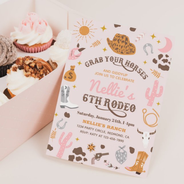 Invitation occidentale de la fille | Invitation Co (Créateur téléchargé)