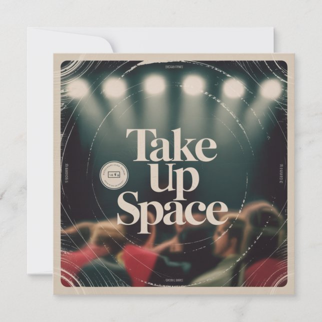Invitation Occuper l'espace (Devant)