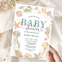 Ocean Under The Sea Baby Shower Gender Neutral 
