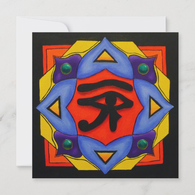 Invitation Oeil d'invitation de Horus (Devant)