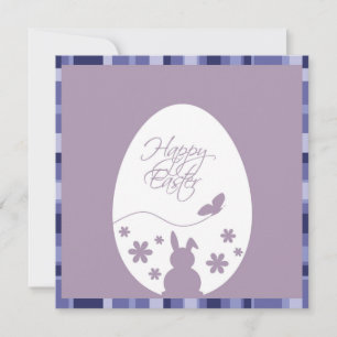 Invitation Œuf de Pâques Moderne Joyeuses Fêtes de Pâques Vio