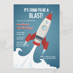 Invitation "Off To Space"