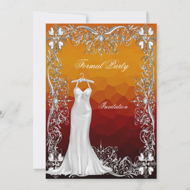 Invitation officielle de la fête événementielle (Devant)