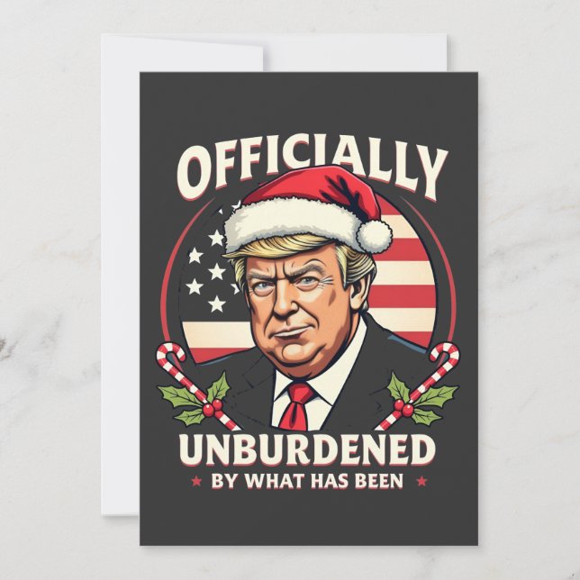Invitation Officiellement Délivré de ce qui a été Trump 47e (Devant)