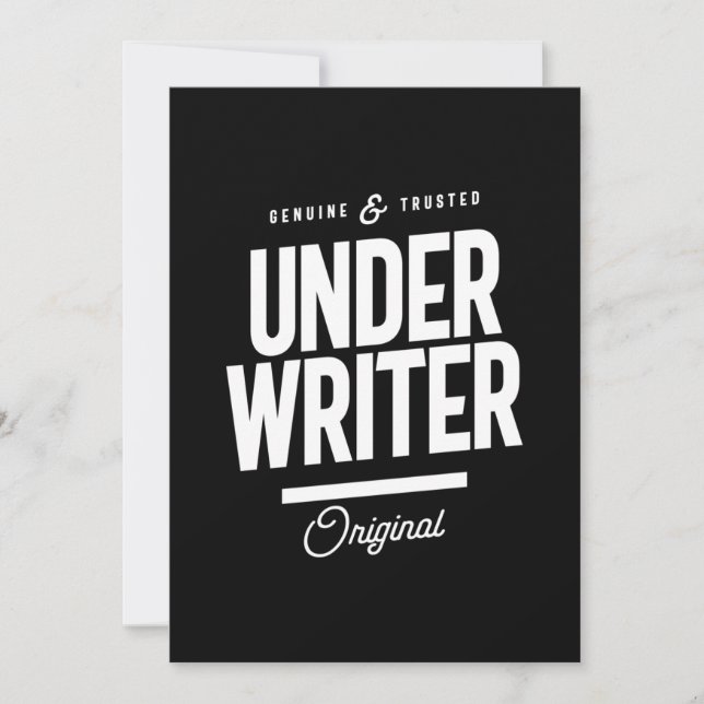 Invitation Offre de titre de travail de l'assureur (Devant)