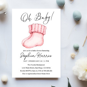 Invitation Oh chérie Shower de bébé