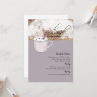 Oh Fille Chocolat Chaud Rustique Bébé Il Fait Froi