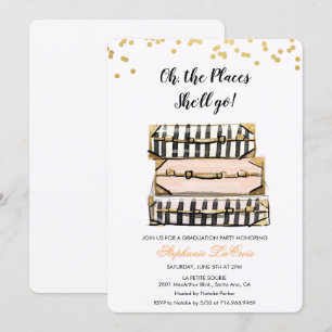 Invitation Oh Les Endroits où elle va passer l'invitation de 