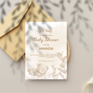 Invitation Oh mon dieu ! Baby shower Boho du sommeil de l'our