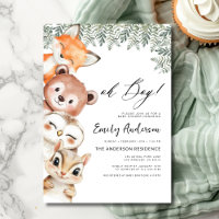 Oh mon Dieu ! Le Baby shower des animaux des bois