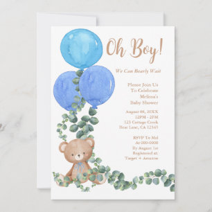 Invitation Oh Mon Dieu, on peut attendre le Baby shower