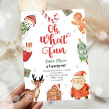 Oh Quel Amusement Fête Noël Père Noël Anniversaire